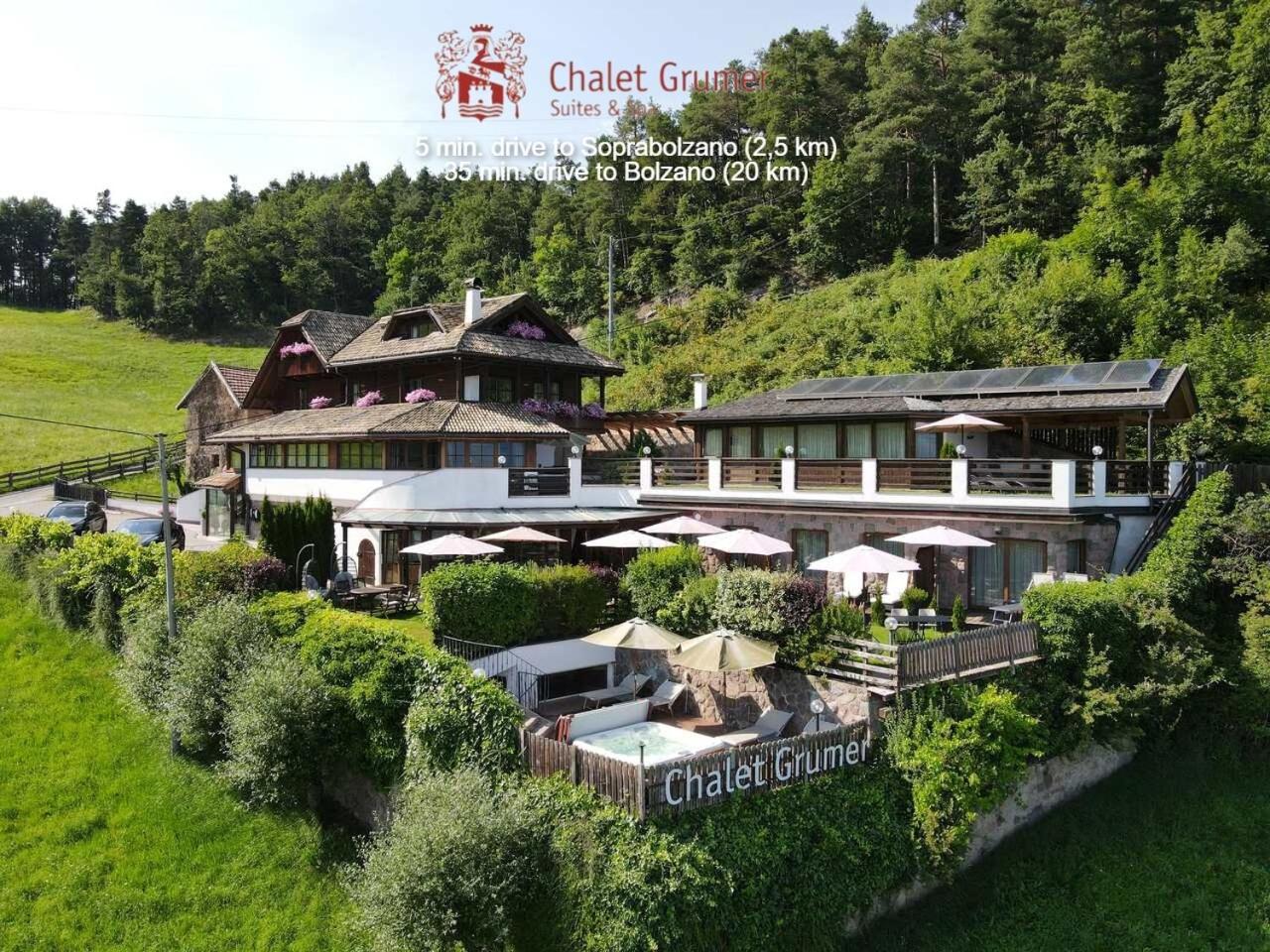 Chalet Grumer Suites&Spa Soprabolzano Eksteriør billede